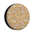 thumbnail image 1 of Rv Spare Tire Cover 15 inch - Paisley Pattern No.9088 Tire Covers for Trailers, Adjustable Camper Spare Tire Cover, 1 of 7