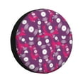 thumbnail image 1 of Rv Spare Tire Cover 15 inch - Vintage Vinyl Record Tire Covers for Trailers, Adjustable Camper Spare Tire Cover, 1 of 7