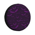 thumbnail image 1 of Rv Spare Tire Cover 15 inch - bats Violet purple cool Tire Covers for Trailers, Adjustable Camper Spare Tire Cover, 1 of 7