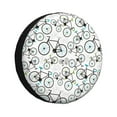 Rv Spare Tire Cover 16 inch Bicycle Tire Covers for Trailers