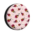 thumbnail image 1 of Rv Spare Tire Cover 16 inch - Ladybug cute Tire Covers for Trailers, Adjustable Camper Spare Tire Cover, 1 of 7