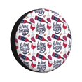 thumbnail image 1 of Rv Spare Tire Cover 16 inch - Red Wine Glass Bottle Tire Covers for Trailers, Adjustable Camper Spare Tire Cover, 1 of 7