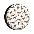 Rv Spare Tire Cover 17 In German Shepherd Dog Cheerful Adjustable