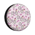 thumbnail image 1 of Rv Spare Tire Cover 17 inch - Bike rabbit flower Tire Covers for Trailers, Adjustable Camper Spare Tire Cover, 1 of 7