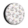 thumbnail image 1 of Rv Spare Tire Cover 17 inch - Cute Rabbit Tire Covers for Trailers, Adjustable Camper Spare Tire Cover, 1 of 7