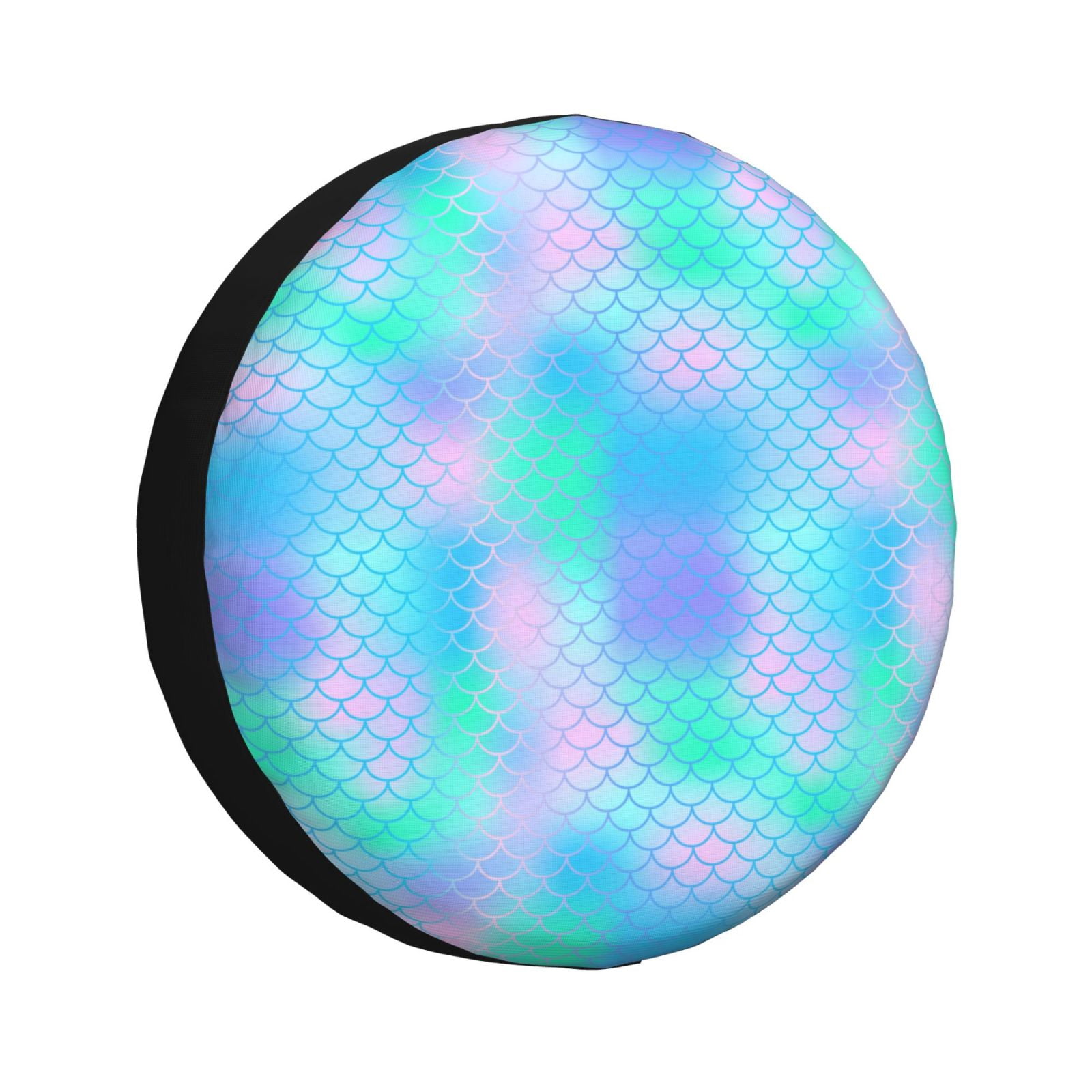 Rv Spare Tire Cover 17 inch - Glittery Mint Fish scale Tire Covers for ...