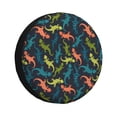 thumbnail image 1 of Rv Spare Tire Cover 17 inch - Multicolor Cute Lizard Gecko Tire Covers for Trailers, Adjustable Camper Spare Tire Cover, 1 of 7