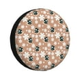 Rv Spare Tire Cover, Cute Snail Daisy Adjustable Camper Spare Tire