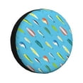 Rv Spare Tire Cover, Different Color Fishing Bait Adjustable Camper