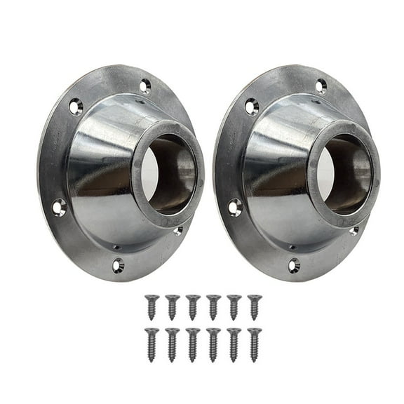 Rv Table Base Mount Fixed Base Rv Table Base 16.7X16.7X4.5cm Aluminum Alloy Sliver