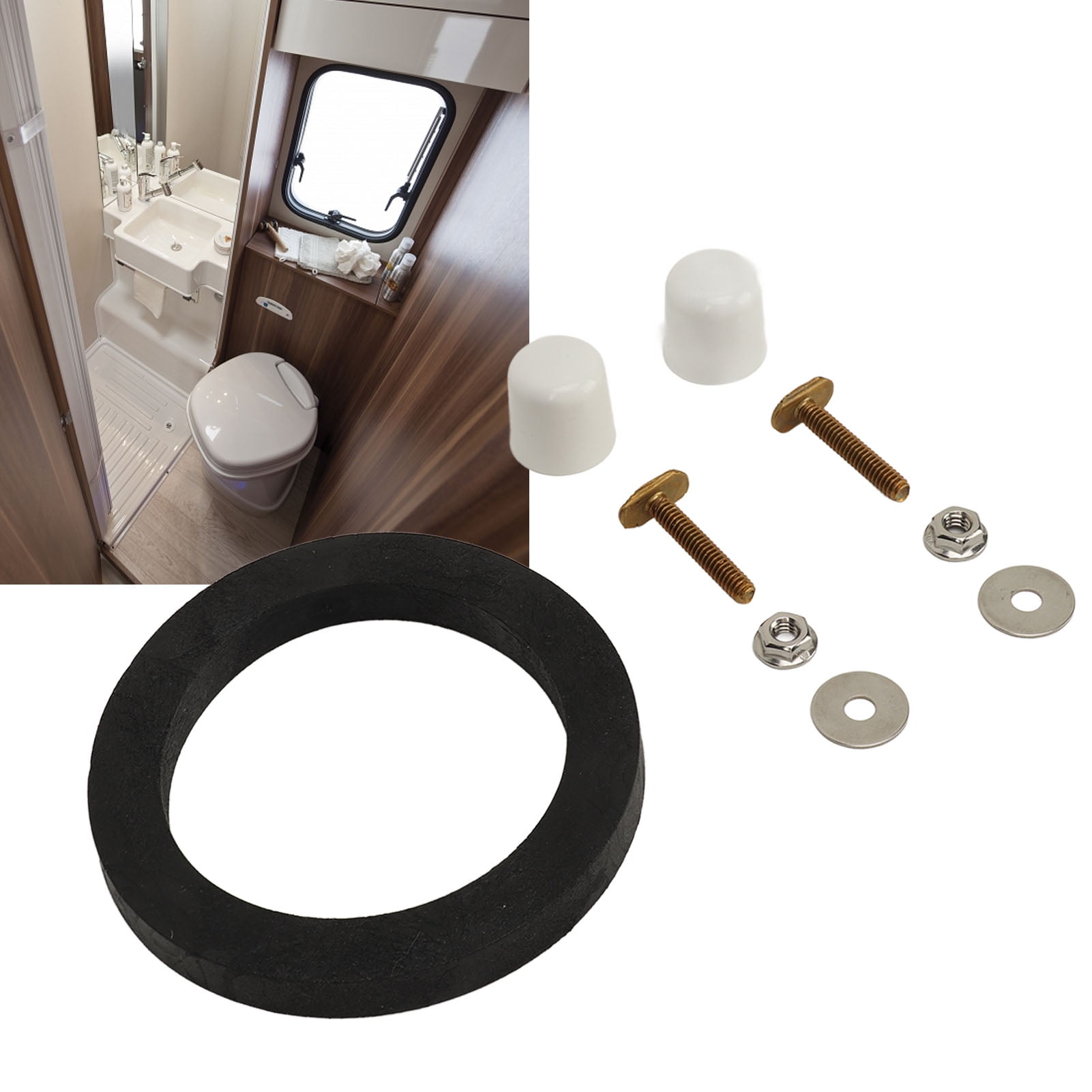 Rv Toilet Kit Mounting Hardware Rv Toilet Flush Kit Rv Toilet Flange