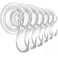 thumbnail image 1 of Rvasteizo 6PCS Suction Cup Hooks, Small Clear Heavy Duty Vacuum Suction Cups With Hooks Removable Window Glass Door Suction Hangers Reusable Suction Cup Holders, 1 of 5