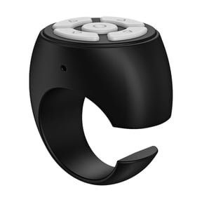 Rvasteizo Bluetooth 5.3 Remote Control Ring, Wireless Camera Shutter Selfie Button For Cell Phone Remote Clicker, Page Turner Volume Adjustment, Simulate Mouse Operation