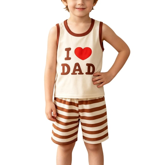 Rvasteizo Toddler Girl Outfits Stripe Round Neck Sleeveless Top Shorts Sport Set 6Months to 4Years