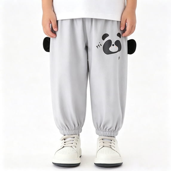 Rvasteizo Boys Girls Loose Sweatpants Casual Elastic Waist Fall Winter Trouser,12M