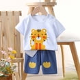 thumbnail image 1 of Rvasteizo Boy Outfits Print Short Sleeve Cotton Set 0-8Years, 1 of 4