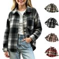 thumbnail image 1 of Rvasteizo Boys Girls Shirts Blouses Striped Light Long Sleeve Casual Outer Shirt Top for Boys Girls 1-12Years, 1 of 5