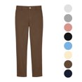 thumbnail image 1 of Rvasteizo Boys School Uniform Chino Pants Elastic Waist Straight Leg Fall Winter Solid Kids Trousers 14 Years, 1 of 5