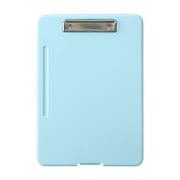 Rvasteizo Clip Boards 13.4x9.4 With Storage, High Capacity Storage Clipboard, Nursing Clipboard Folder With Pen Holder, Heavy Duty Plastic Clipboard With Low Clip