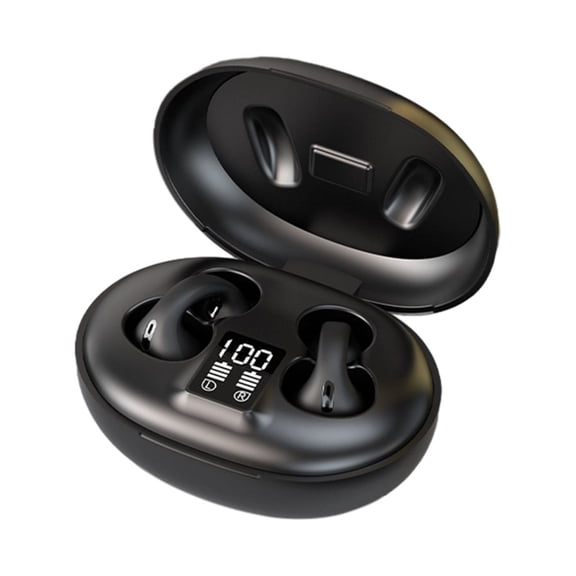 Rvasteizo Clip-on Bluetooth Headphones Without In-ear Bluetooth 5.3 Chip HIFI Sound Quality, Long-lasting Battery Life, High-definition Call, Intelligent Noise Reduction