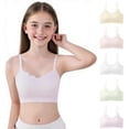 thumbnail image 1 of Rvasteizo Girls Integrated Sports Bra Seamless Tank Top for Student Girls Adolescent Daily Wear, 1 of 2