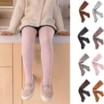 thumbnail image 1 of Rvasteizo Girls Leggings Print Seamless Ankle Cover Elastic Waist Warm Base Full Length Dance Loungewear for 0 to 8 Years, 1 of 5