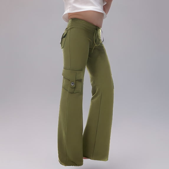 Rvasteizo Girls Sports Sweatpants Fall Winter Versatile with Pocket Loose Trouser,11Y
