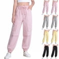 thumbnail image 1 of Rvasteizo Sports Sweatpants for Girls Versatile Jogger Fall Winter Trouser 1-14Y,11Y, 1 of 4