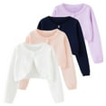 thumbnail image 1 of Rvasteizo Girls Cardigan Thin Knit Button Long Sleeve Airy Outwear for Teen Girl 18Months to 14Years, 1 of 5