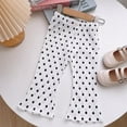 thumbnail image 1 of Rvasteizo Girls Pants Flared Thin Cool Fabric Breathable Kids Long Pants for 2-9 Years, 1 of 3