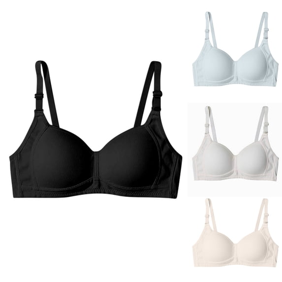 Rvasteizo Girls Youth Wireless Bra Light Lift Support Everyday Bra For Teen Girls