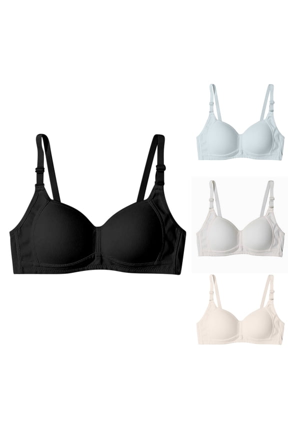 Girls Youth Wireless Bra Light Lift Support Everyday Bra For Teen Girls