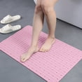 thumbnail image 1 of Rvasteizo Non Slip Bath Tub Mat, Soft Shower Mat, Bathroom Mat With Strong Suction Cups And Holes, Odorless Bathtub Mat, Machine Washable, Pink, 1 of 5
