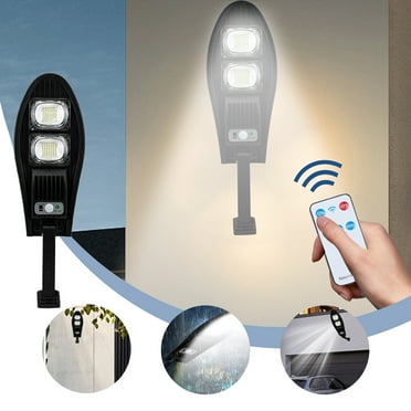 Rvasteizo Street Light Outdoor Bright Light Integrated Courtyard Remote Control Sensor Light Angle Light Angle Adjustable Strong Light Cloudy And Rainy Days
