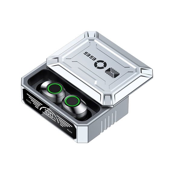 Rvasteizo Wireless Earbuds Mini Ear Buds Bluetooth Headphones 5.3 Bluetooth Headsets Sliding Cover Design With Microphone & Charging Case Display For TV Phone PC Laptop