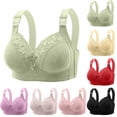 thumbnail image 1 of Rvasteizo Women Wireless Bra Thin Cup Wireless Breathable Comfy Bust Lift Adjustment Everyday Bra, 1 of 5