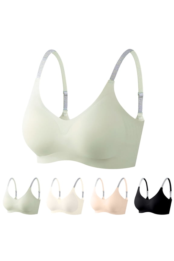 Women Light Wireless Bra Soft Support Sag Seamless Bra