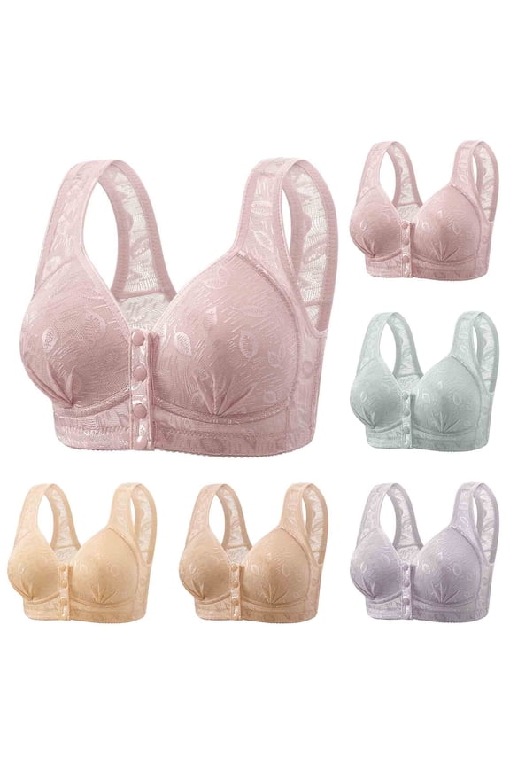 Women Mesh Lace Underwire Bra Light Lift Support Bra For Women