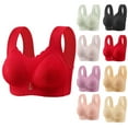thumbnail image 1 of Rvasteizo Womens Plus Size Everyday Bras Side Support Push Up Racerback Lace,XL, 1 of 5