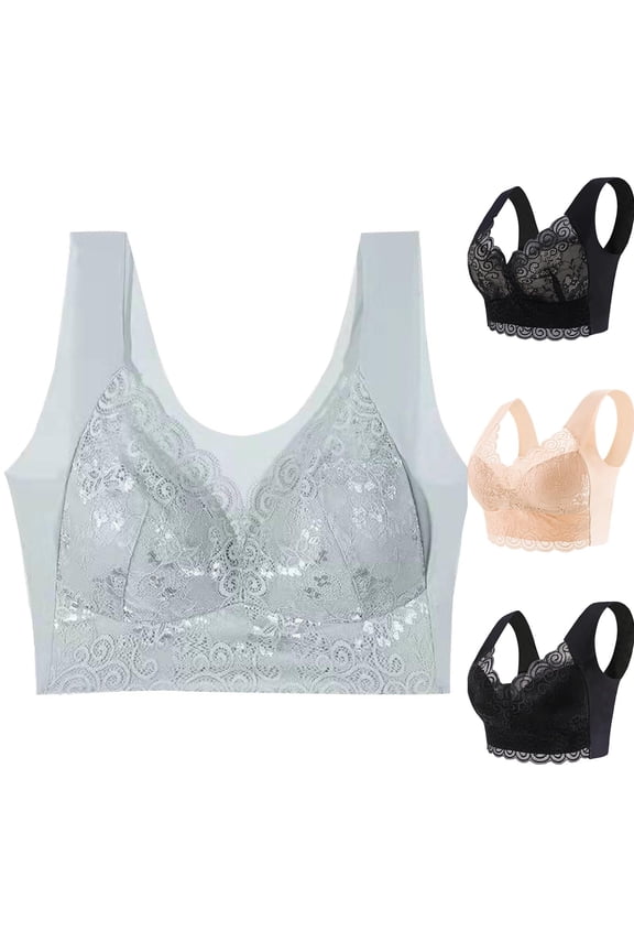 Women Sports Bra Fashion Solid Plus Size Back Beauty Bandeau Sleep Shockproof Wear