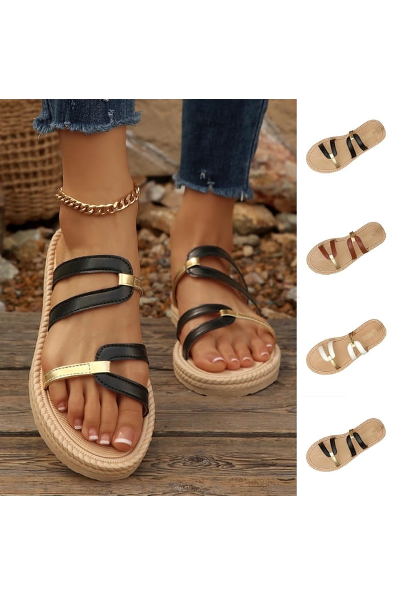 Women Vacation Shoes Upper Breathable Beach Layout for Summer Daily Leisure Wear