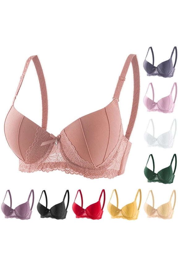 Women Wireless Adjust Support Bra Light Push Up Everyday Bra For Women