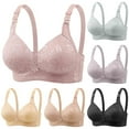 thumbnail image 1 of Rvasteizo Women Wireless Bra Thin Cup Breathable Wireless Bust Lift Everyday Bra, 1 of 3