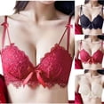 thumbnail image 1 of Rvasteizo Women's Wireless Bralette Spaghetti Strap Breathable Lace Comfortable Thin,XS, 1 of 4