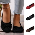 thumbnail image 1 of Rvasteizo Womens Closed Toe Closed Heel Shoes Flat Solid Pull-On Lazy Casual Summer, 1 of 5