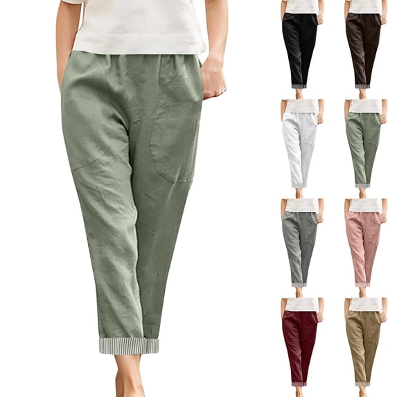 Rvasteizo Wide Leg Pants for Women Fall Winter Drawstring Loose Stretch Fabric Full Length,XL