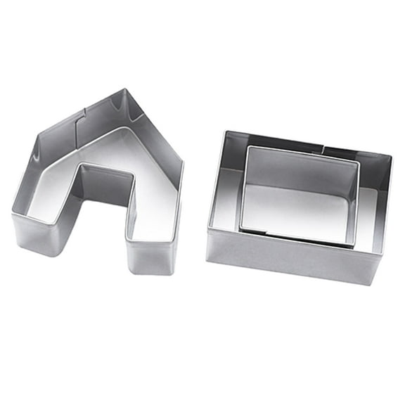CIYISON 3 PCS Gingerbread Biscuit Cookie Cutter Stainless Steel Baking Utensils Kitchen