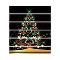 thumbnail image 1 of Rvaymup 6pcs Christmas Tree Tile Floor Stair Sticker Mural Decals Adhesive Art Wallpaper, 1 of 9