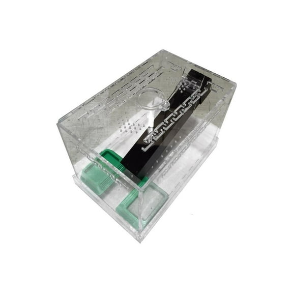 Rvaymup Acrylic Cricket Keeper Tanks With Feeding Tubs And Ventilated Design For Insect Observation