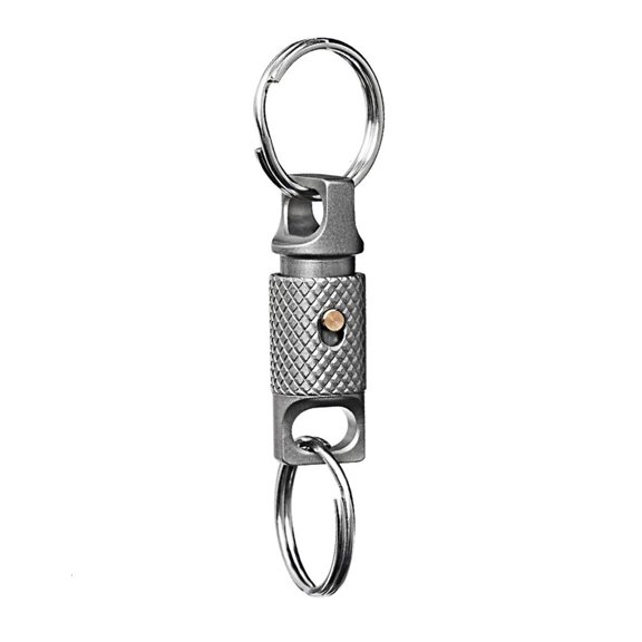 Rvaymup Convenient Detachable Car Key Chain Charm Accessory Titaniums Men Alloy Keychain